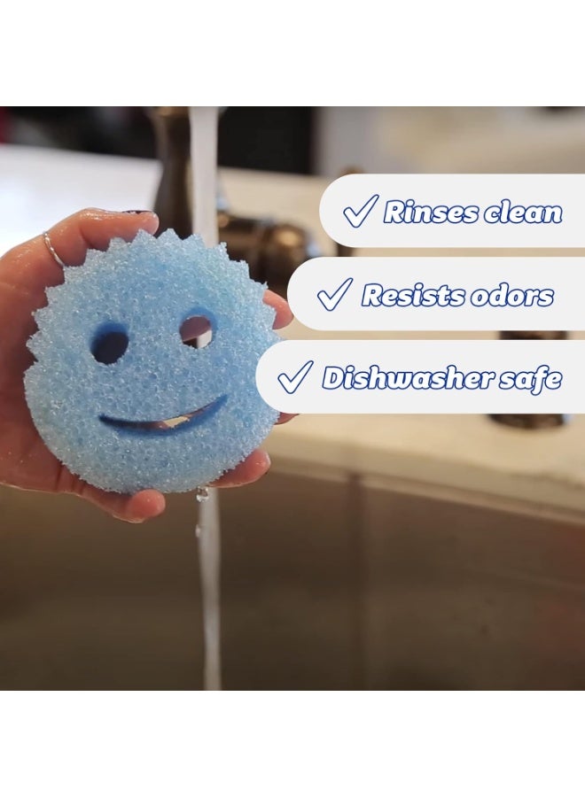 Scrub Daddy Sponge Set 3 Pieces – Scratch-Free Cleaning Sponges for Dishes, Kitchen & Home, Odor Resistant, Soft in Warm Water, Firm in Cold, Dishwasher Safe - Image 4